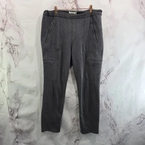 By Anthropologie Pants Womens Large Gray The Hiker Utility High Rise Pull On  - Picture 1 of 12