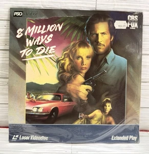 8 Million Ways To Die (1986) [6118-80] LASERDISC 1986 - New - Rare - H2 - Picture 1 of 11