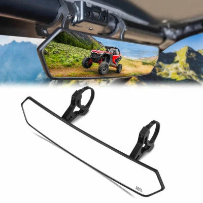 1.65"-2" UTV Rear View Center Mirror For Polaris RZR 570/900/XP 1000 Honda Talon - Image 1 of 4
