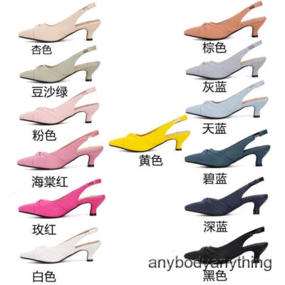 Sandalias con cordones de punta puntiaguda talla grande de Estados Unidos para mujer tacones de aguja zapatos de fiesta de tacón medio Foto 1 de 4