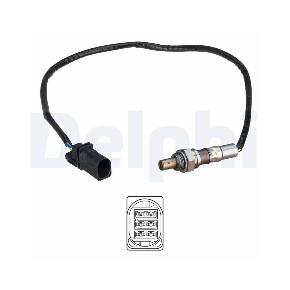 Lambdasonde DELPHI ES21291-12B1 für AUDI SEAT SKODA VW, vor Katalysator - Bild 1 von 1