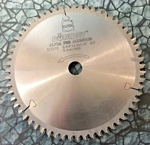 New Ultra RotaDry Pro Aluminum 6.25" Saw Blade 5/8" Arbor 60 teeth 9500 RPM - Picture 1 of 3