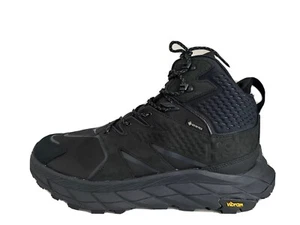 Hoka One One Anacapa Mid GTX Gore-Tex Vibram Black BBLC Hiking Shoes Boot US 9.5 - Picture 1 of 4