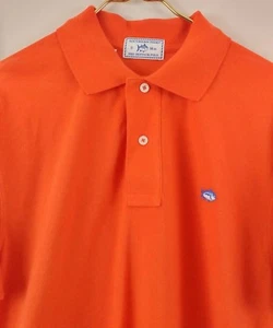 Southern Tide OSU Men's Small Orange Oklahoma State Skipjack Polo Shirt - Picture 1 of 5