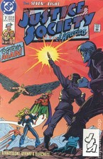 Justice Society of America #7 VG 1991 Stock Image Low Grade