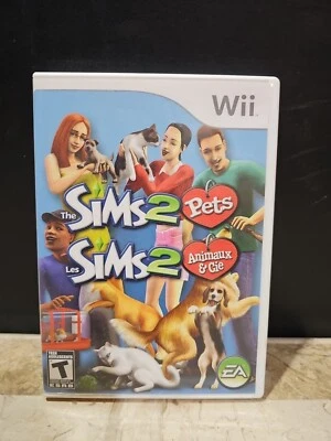 The Sims 2: Pets (Nintendo Wii, 2007) Authentic Complete In Box - Image 1 of 4