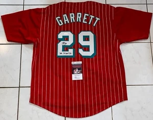 Braxton Garrett Signed Autographed Custom Jersey Miami Marlins Insc 7th Pick JSA - Picture 1 of 2