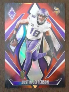 JUSTIN JEFFERSON 2024 Panini Phoenix #91 Red SP /299 Vikings.  C2D - Picture 1 of 3