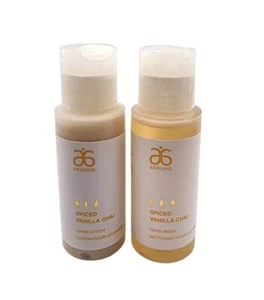 Arbonne Spiced Vanilla Chai Hand Wash And Hand Lotion Set 2 fl oz Sealed New - Picture 1 of 4