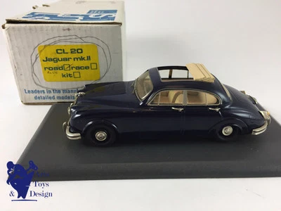 1/43° SMTS WHITE METAL FACTORY BUILT JAGUAR MKII ROAD OPEN ROOF - Photo 1/4
