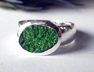 SCHMUCK-STCK RING 925 SILBER UWAROWIT  GRÖßE 52 16,5 NEU Russland - Picture 1 of 4