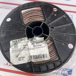 NEU - Southwire #12 THHN braun gestrandeter Kupferdraht 500 Fuß 600 V - Bild 1 von 3