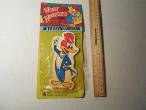 Vintage  Walter Lantz Woody Woodpecker 1974 Auto Refresheners Hollywood - Picture 1 of 6