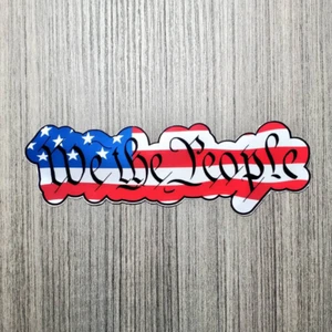 We The People Flag - Pegatina Vinilo Laminado Impermeable 7" - Imagen 1 de 1