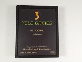 Football Atari 2600 3 Tele-Games Tested Working 
