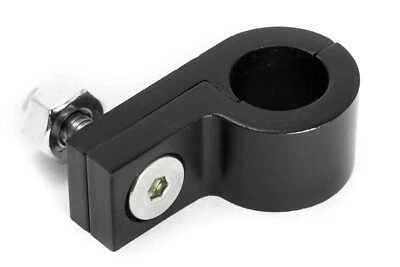 10-11mm Schlauchhalter Schwarz eloxiert