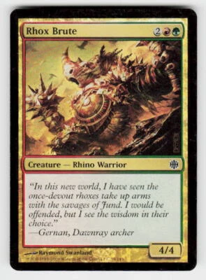 Alara Reborn #59 Rhox Brute FOIL - Image 1 of 2