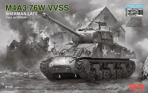 Ryefield-Model 1/35 RM5135 M4A3 76W VVSS Sherman Late w/Full Interior Standard - Picture 1 of 1