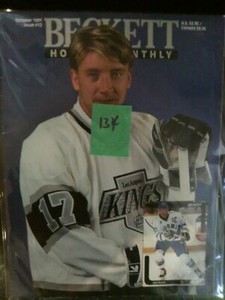 Beckett Hockey Monthly #12 October 1991 Jari Kurri cover.  Good condition.