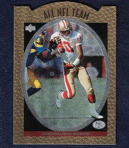 1996 Upper Deck Jerry Rice All NFL Team Die-Cut Insert San Francisco 49ers - Picture 1 of 2