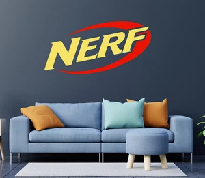 Nerf Blaster Spielzeugpistole Vinyl Aufkleber Aufkleber/Aufkleber Wandkunst - Bild 1 von 6