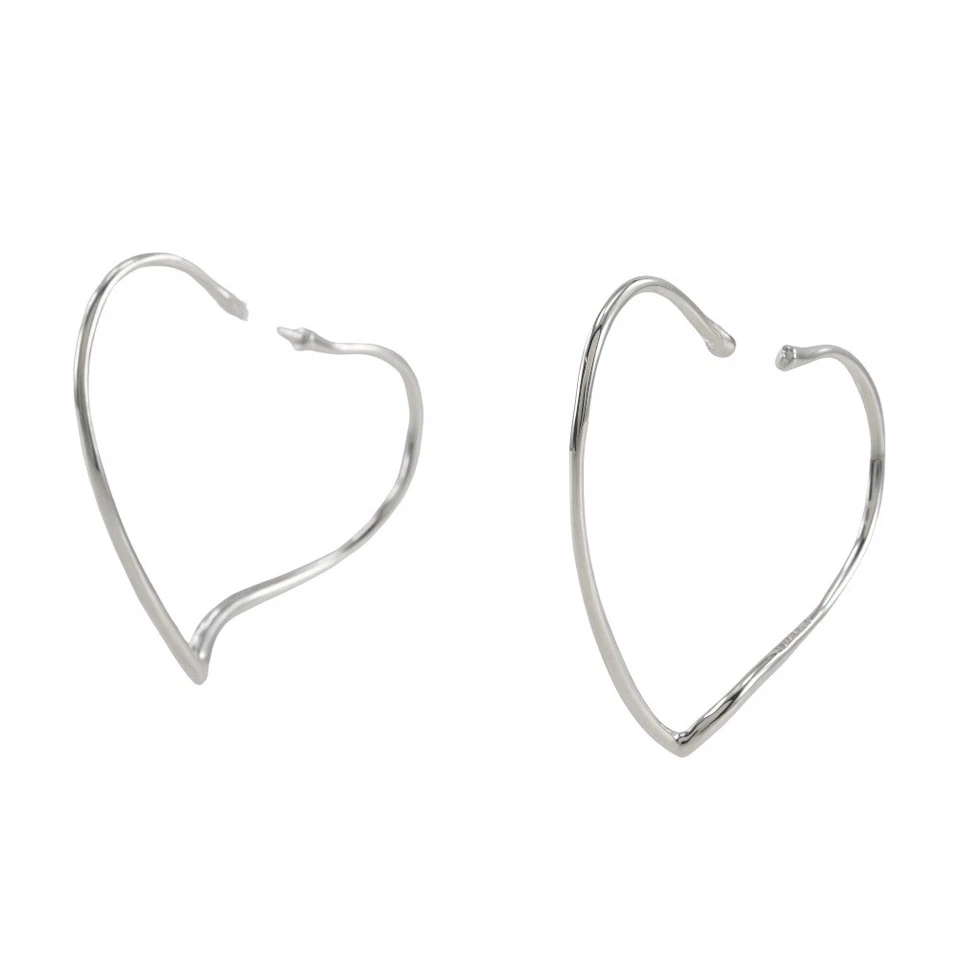 TIFFANY&Co. Piercing Corazón Abierto Elsa Peretti Plata 925 Corazón 5.3g Mujer Foto 1 de 4