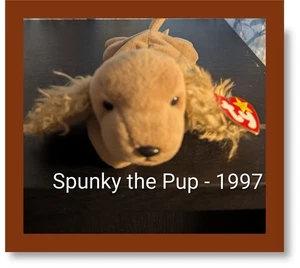 🐶 Spunky the Pup - 1997 TY Beanie Baby - Bild 1 von 12