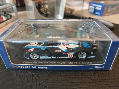 Spark S1280 - Peugeot 908 HDI FAP Team Peugeot Total #8 5th Le Mans 2008 - 1:43 - Immagine 1 di 2