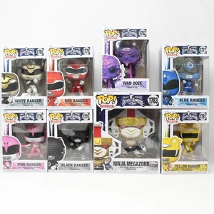 Funko Pop! Movies Power Rangers + MegaZord 1995 Movie Set Of 8 New - Picture 1 of 17