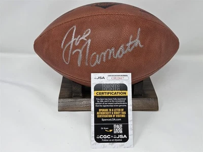 JOE NAMATH signed Wilson football Game Ball DUKE JSA COA JETS - Image 1 of 4
