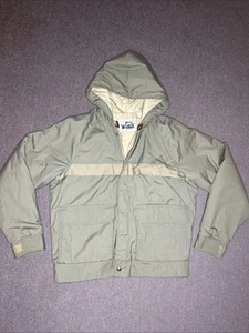 Vintage Woolrich Full Zip Coat Jacket Olive Green Medium - Picture 1 of 8