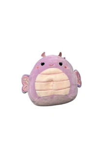 Squishmallows Brenda The Butterfly Plush Toy Purple 6” Kellytoy Animal Soft Toy - Picture 1 of 5