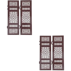 2 Pairs Screen Doll Toys Tiny Mini House Ornament Simulation Decor - Picture 1 of 12