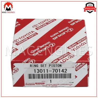 13011-70142 GENUINE OEM PISTON RING SET TOYOTA V35A-FTS FOR LAND CRUISER LS500 - Image 1 of 3