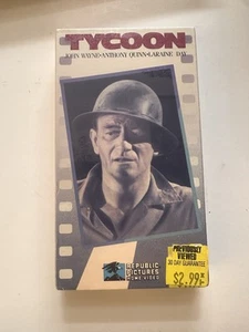 Tycoon - John Wayne - Anthony Quinn - Laraine Day VHS - Foto 1 di 2