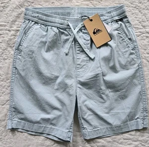 QUIKSILVER Boys Taxer Youth Stretch Shorts Green Size M 12 NWT - Picture 1 of 6