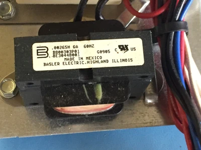 2.65mH  Inductor 6Amp Power Filter Choke Basler BB00303P01 BE30448001 - Image 1 of 3