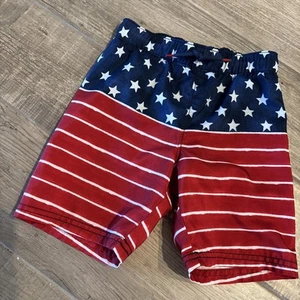 Boys Old Navy Swim Shorts Flag Stars And Stripes Size Xl 14-16 - Picture 1 of 7