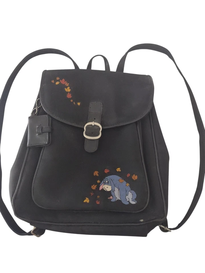 Mochila Eeyore exclusiva de Disney Store nostalgia informal Kidcore Preppy Foto 1 de 4