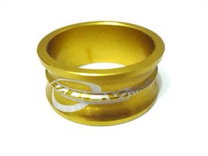 gobike88 KREX alloy headset spacer, 15mm, for 1-1/8" headset, 7g, gold, 292 - Picture 1 of 1