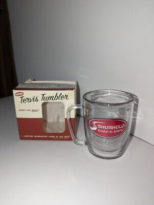Vaso Tervis 17 OZ Manejo Publicidad Taza Shurhold Bordado Parche Caja Abierta Foto 1 de 4