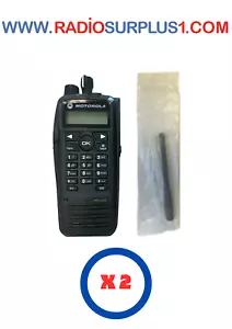 2 x Motorola XPR6550 VHF Funkgerät AAH55JDH9LA1AN & Antenne PMAD4069 - Bild 1 von 3