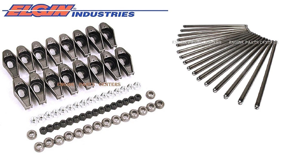 Ford 240 3.9L 3.9 Galaxie Bronco LTD E100 F100 Rocker Arms & Push Rods 1965-75  - Image 1 of 1