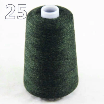 销售 100gX 1Cone 柔软纯羊绒手工针织钩针线羊毛裹巾 25 — 第 1/4 张图片