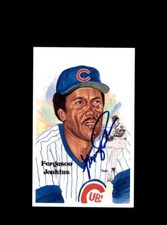 Fergie Jenkins Hand Signed Perez Steele Hall Of Fame Postcard  Autograph