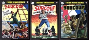 L'HISTOIRE EN B.D. BANDES DESSINEES T.11+12+13 SURCOUF CHARLIER DUPUIS 1981-82 - Imagen 1 de 10