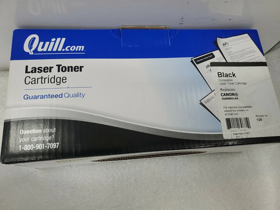 Quill Laser Toner Cartridges Black For Canon 3500B001AA - Image 1 of 4