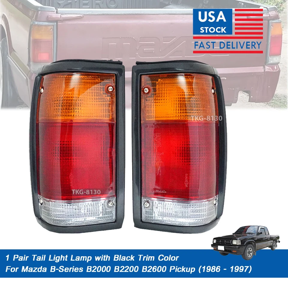 1 par de luces traseras para Mazda B2000 B2200 B2600 1986 1987 1988 1989 - 1997 Foto 1 de 4