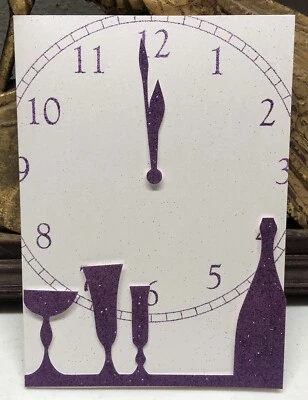 Set of 6 - MERI MERI Happy New Year! 7" X 5" Invitations w Envelopes Very Unique - Image 1 of 4