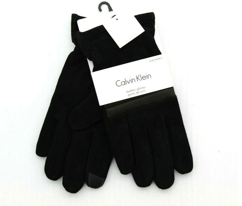 Calvin Klein мужские перчатки замши кожи выстеганная сенсорный экран зимняя перчатка, $70 - Изображение 1 из 4